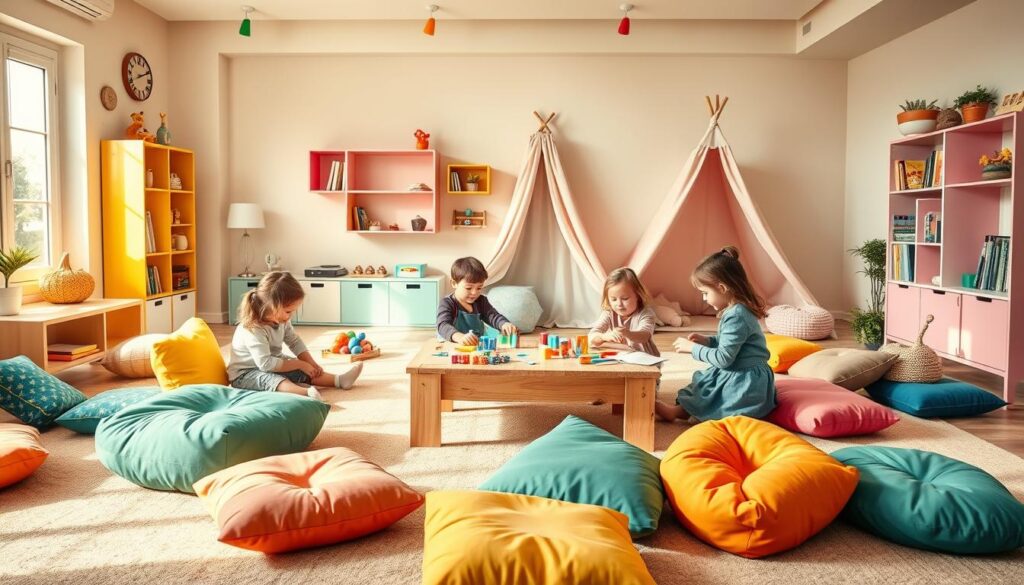 Kreative Spielbereiche einrichten