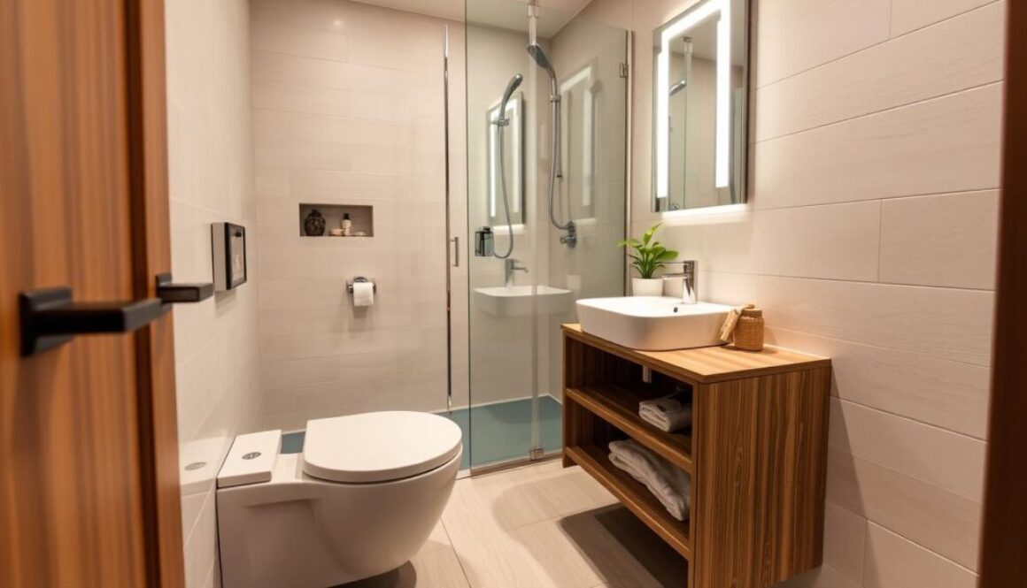 kleines badezimmer einrichten