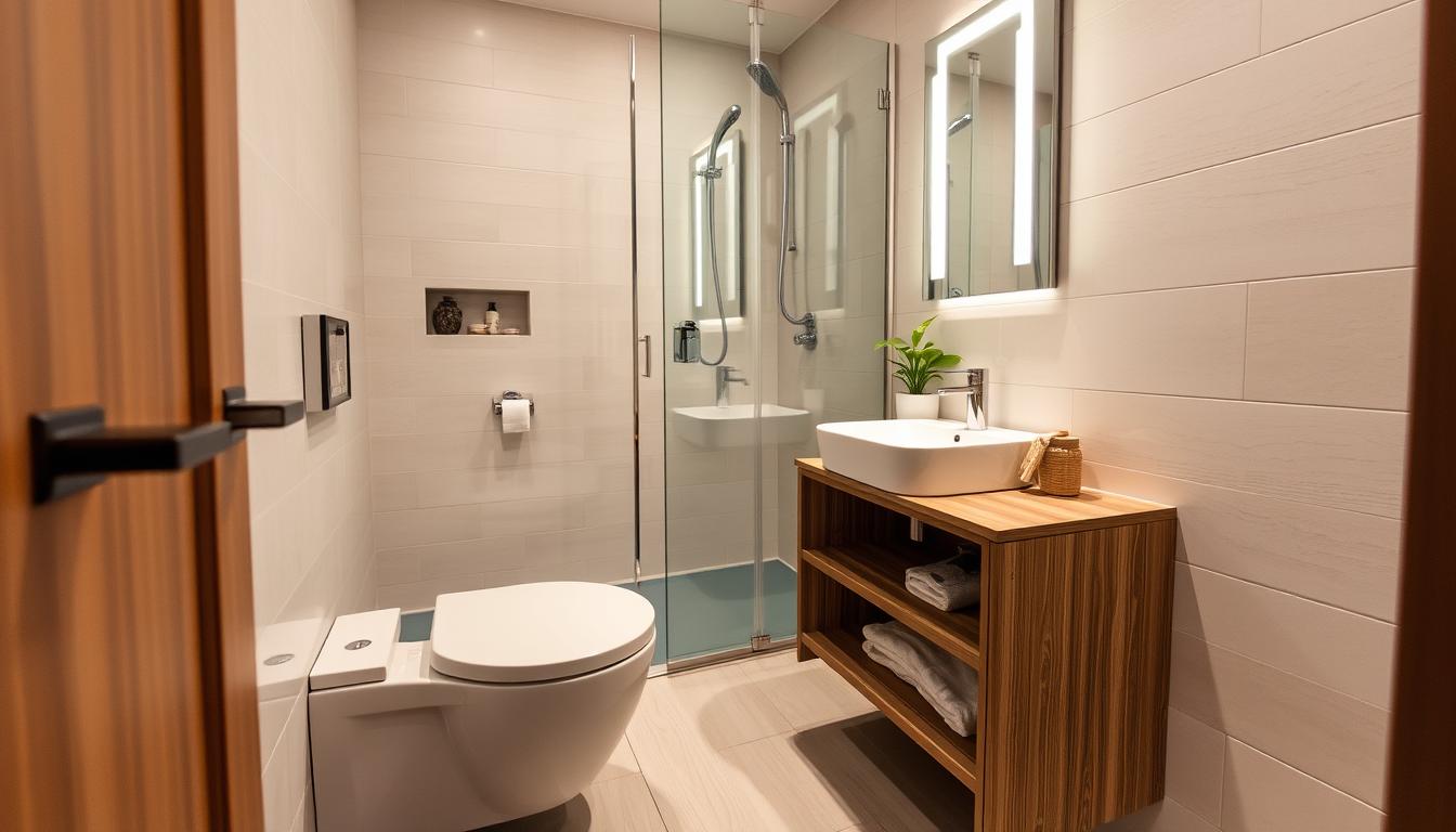 kleines badezimmer einrichten