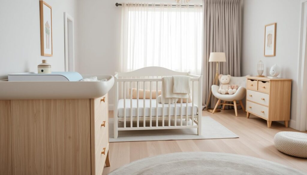 Funktionale Babymöbel und Wickelkommode