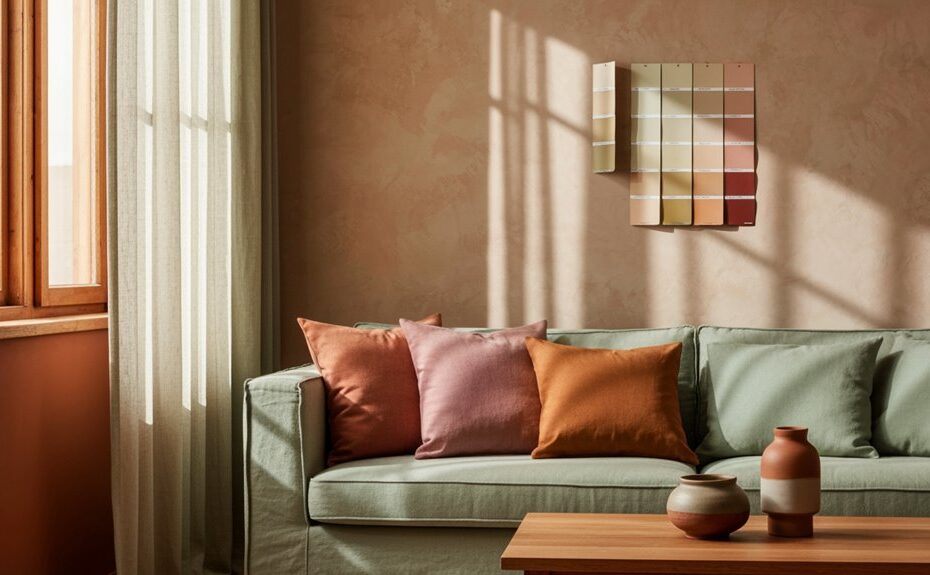 Ideale Wohnzimmerfarben finden
