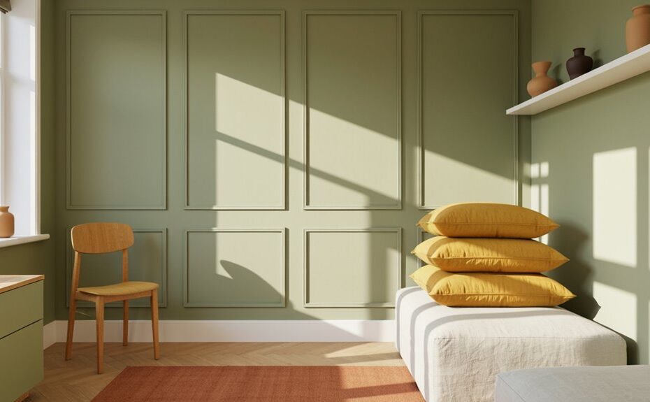 kleine Räume, kräftige Farben