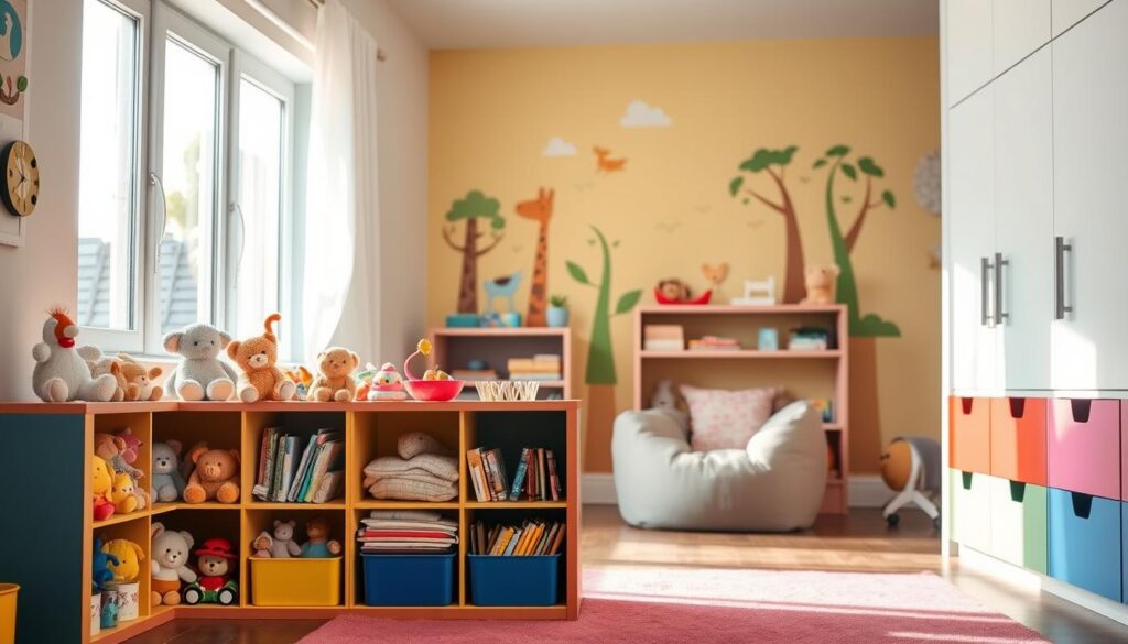 spielerische ordnung kinderzimmer