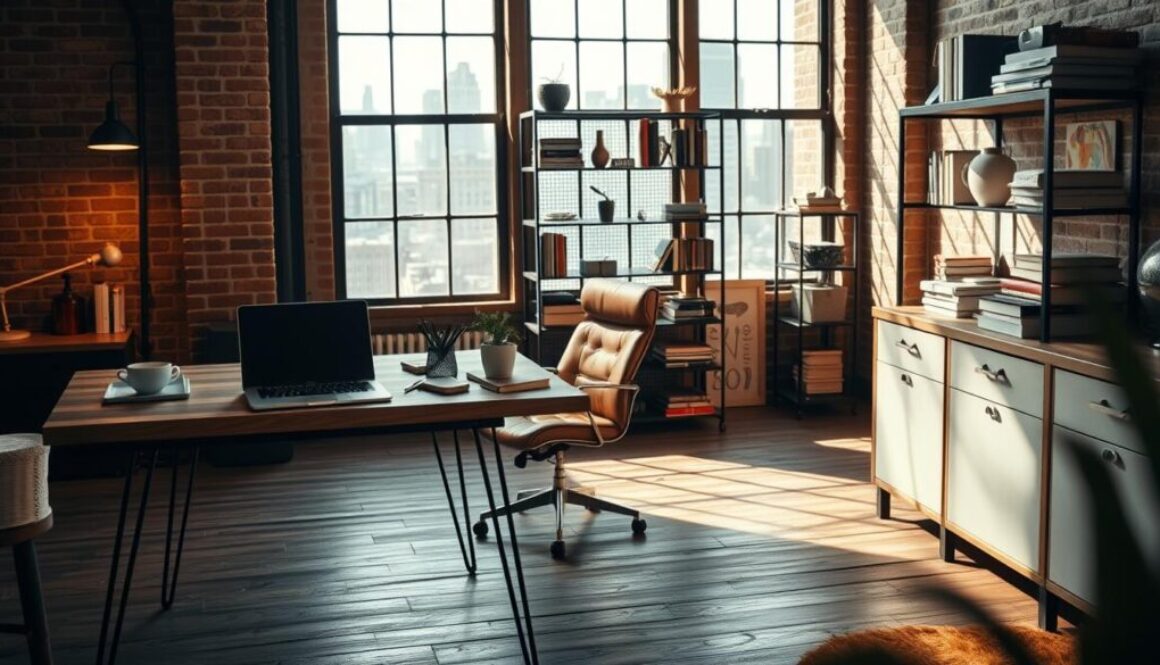 arbeitszimmer industrial
